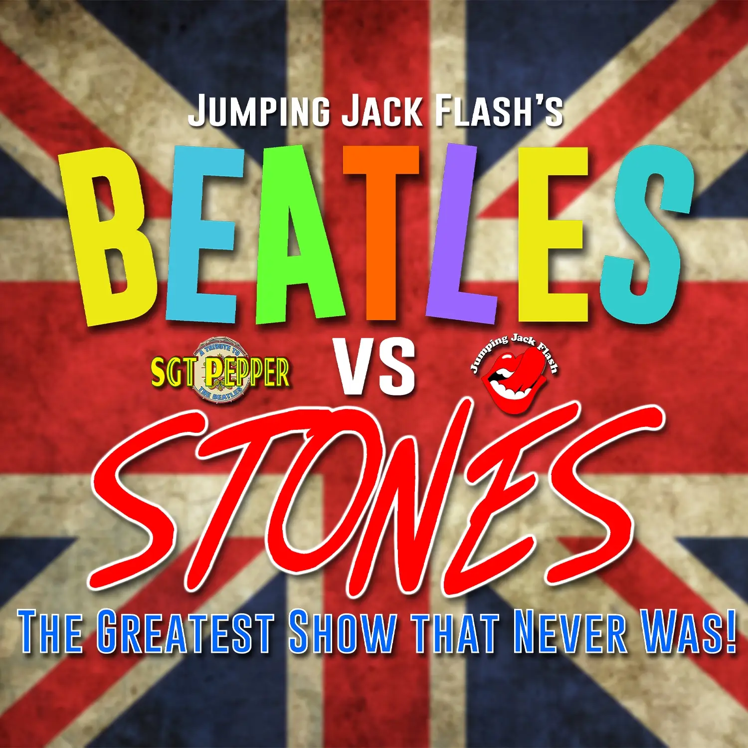 Beatles vs. Stones Logo